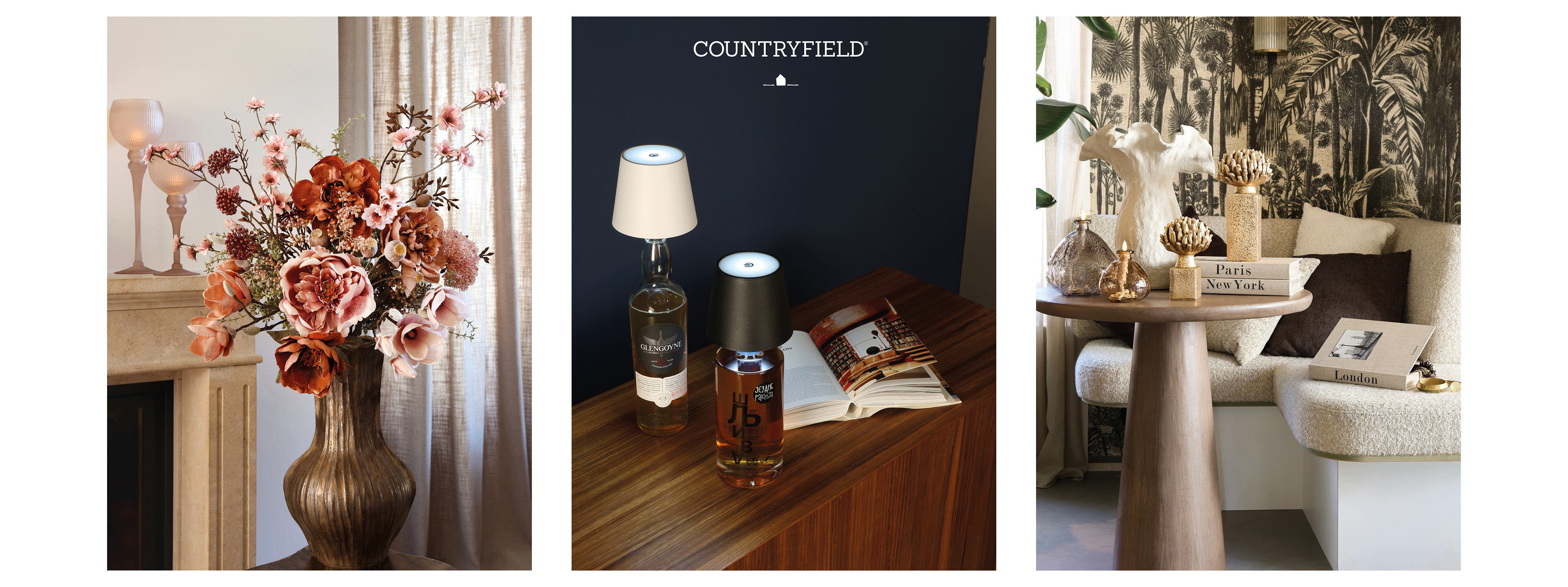 Countryfield is het toonaangevende woonmerk met een uitgebreide collectie vol met sfeervolle items voor trendy woondecoratie.